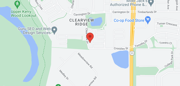 map of 17 Clearview Drive